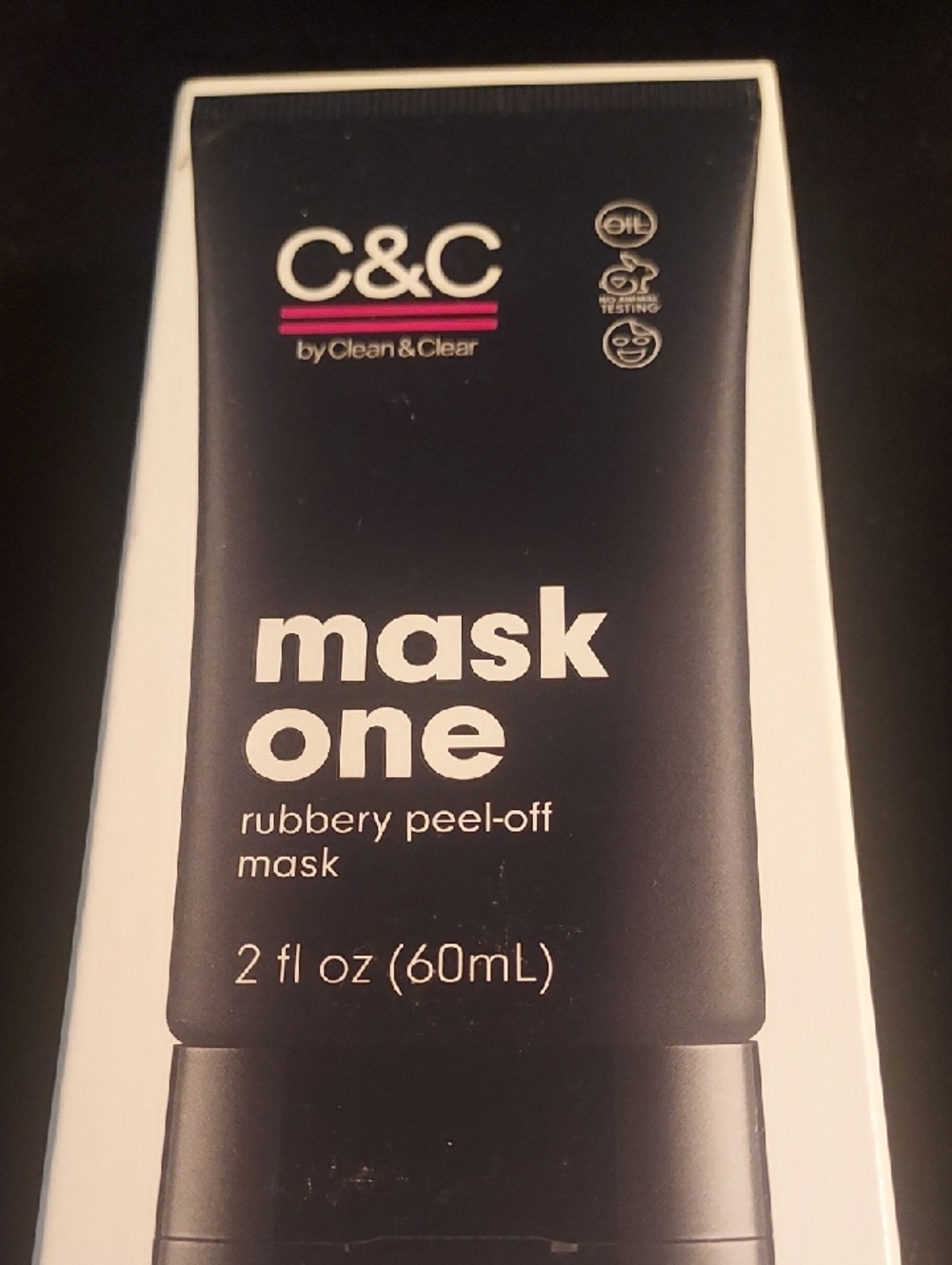 Mask One Rubbery Peel-Off Mask — Black